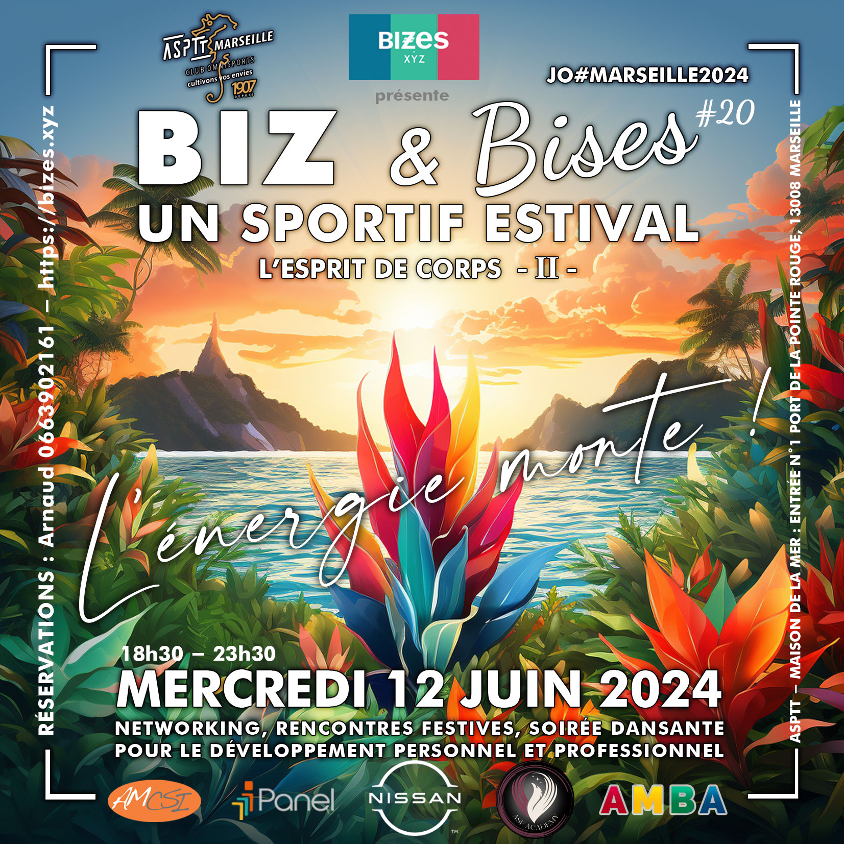 🌞 BIZ & Bises #20 – Soirée de Networking Festif en Bord de Mer : Un Été de Connexions 🌞