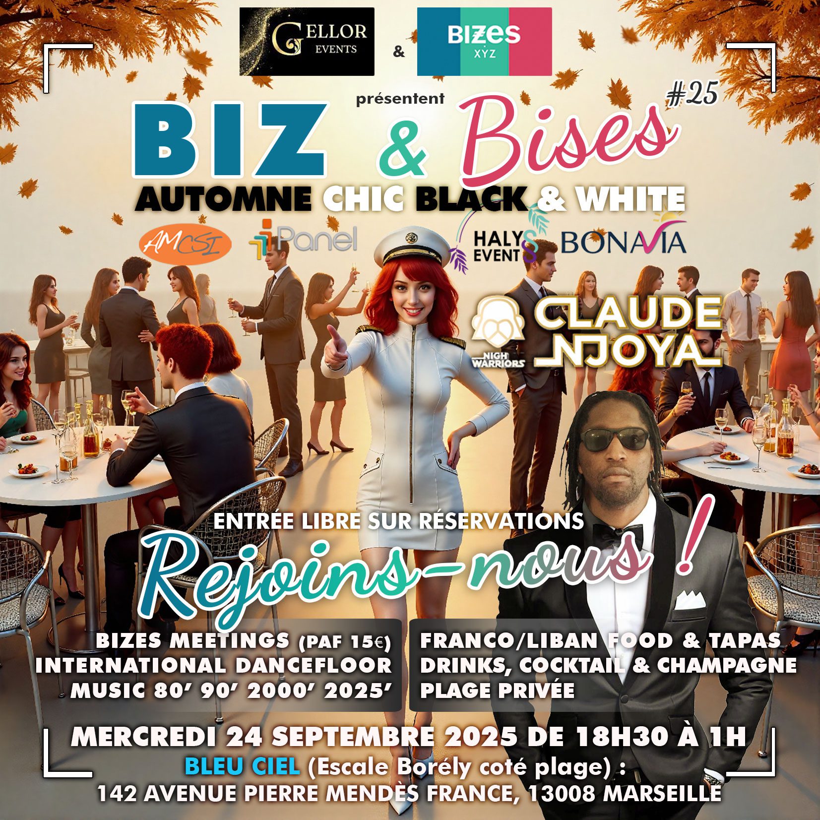 BIZ & Bises #25 – Automne chic Black & White 🖤🤍